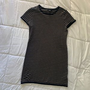 Short sleeve sweater dress